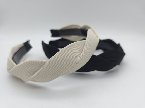 Preview: Stoff Haarreifen geflochten